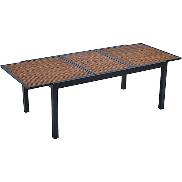 Merxx Gartentisch Rechteckig ausziehbar Holz 100 cm x 180 cm günstig online kaufen