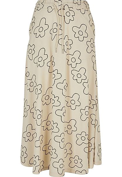 URBAN CLASSICS Jerseyrock Urban Classics Damen Ladies Viscose Midi Skirt (1 günstig online kaufen