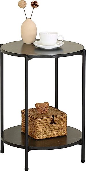 kisidus Beistelltisch YZ4356A 43.3x56.5cm (1 Tisch), Rund Kaffeetisch Nacht günstig online kaufen