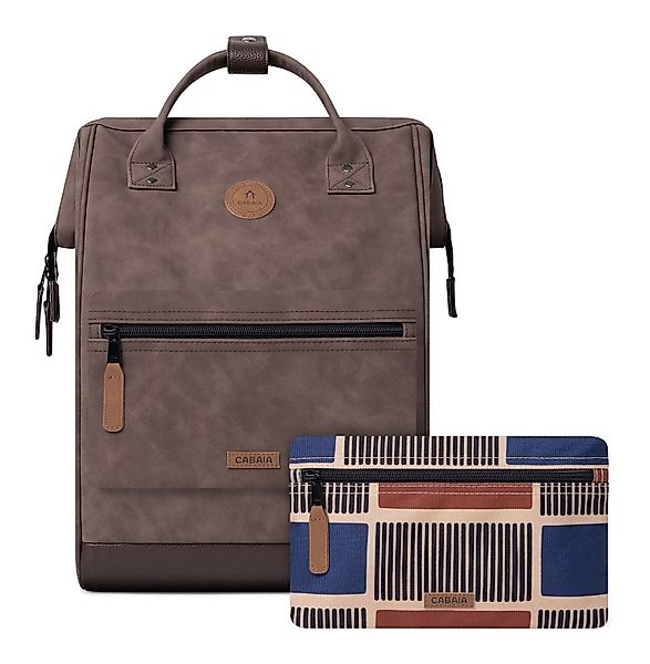 CABAIA Rucksack Vegan Nubuck Backpack (Set, günstig online kaufen