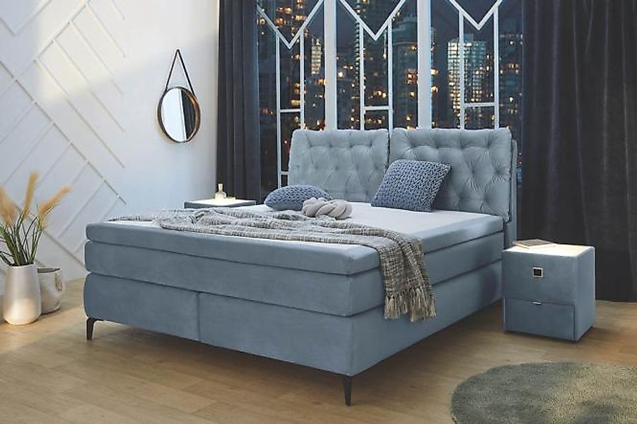 Jockenhöfer Gruppe Boxspringbett "Chelsea", mit Kaltschaum-Topper günstig online kaufen