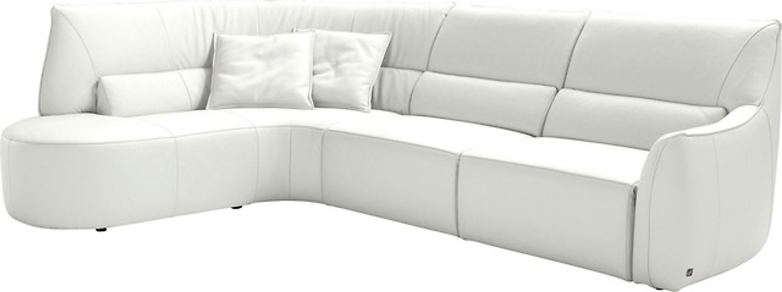 Egoitaliano Ecksofa »Puffy, extravagant & edel, Retro Designsofa, hoher Sit günstig online kaufen
