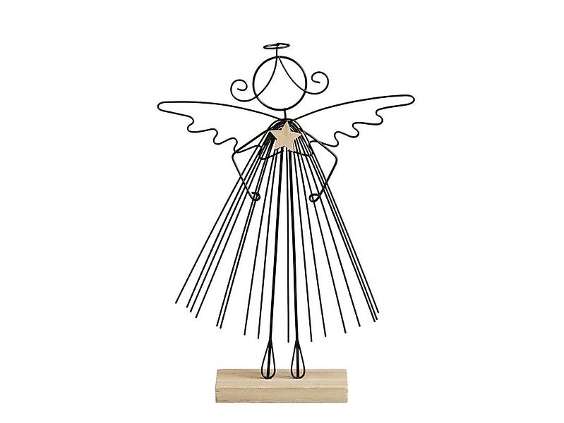 Mica Decorations Dekofigur Mica Decorations Dekofigur Engel 33 cm schwarz günstig online kaufen