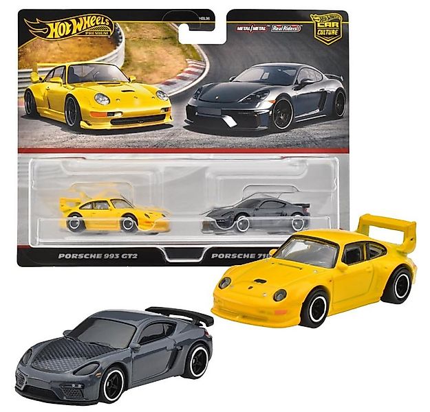 Hot Wheels Spielzeug-Rennwagen Porsche 993 GT2 & Porsche 718 CaymanGT4 Hot günstig online kaufen