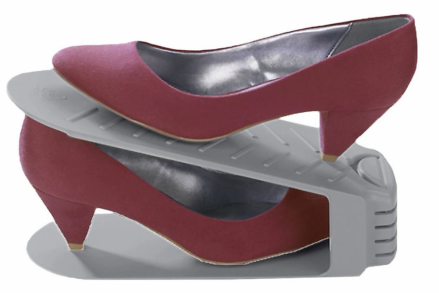 Maximex Schuhstapler "4er" Set, 4 Stk. tlg. Schuhhalter, 50 % mehr Platz im günstig online kaufen