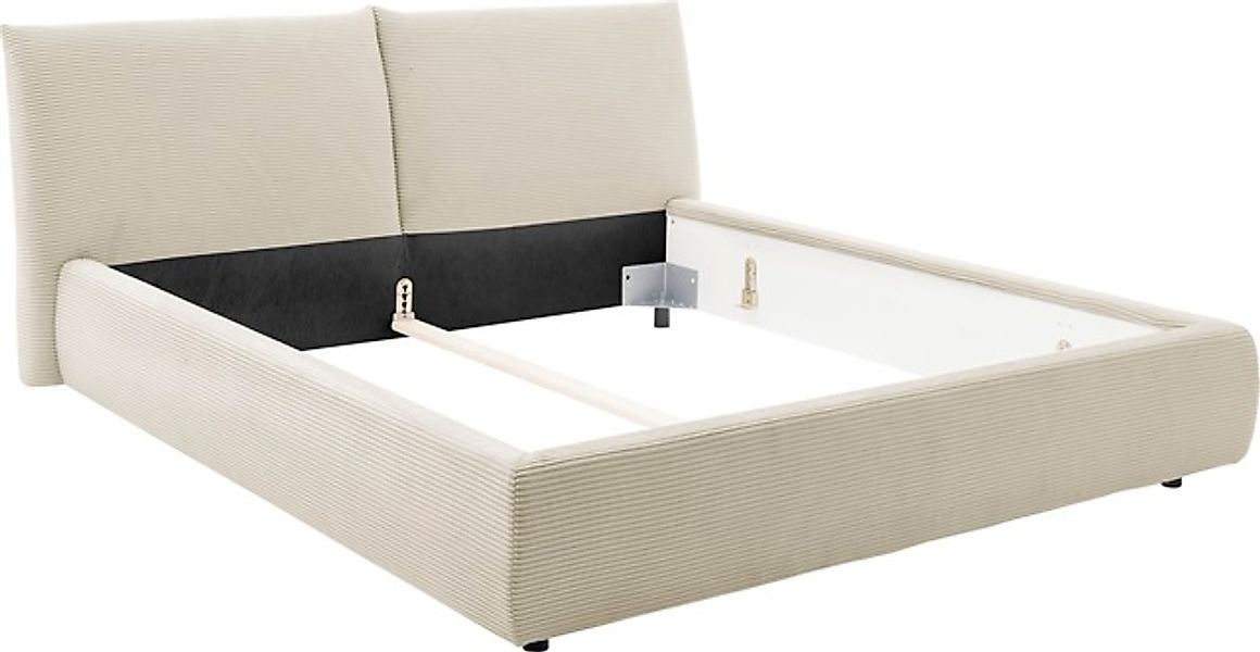 Home affaire Polsterbett "Priora in 4 Breiten bis 200cm" auch in NaturLEDER günstig online kaufen