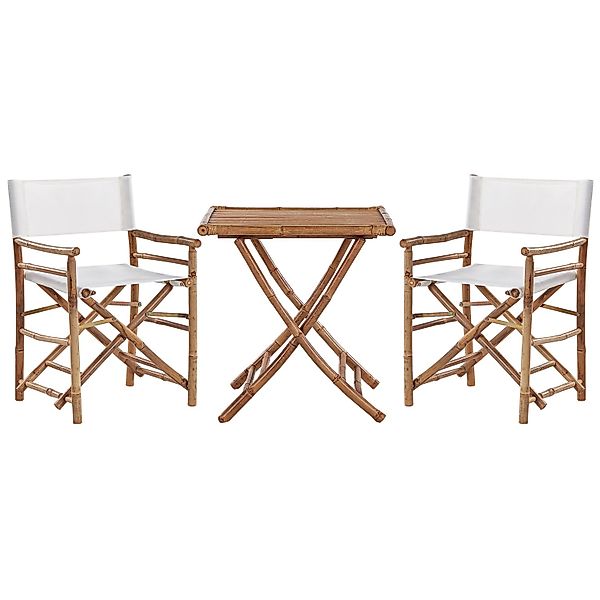 Beliani Bistro Set MOLISE Cremeweiß 70x70x73 günstig online kaufen
