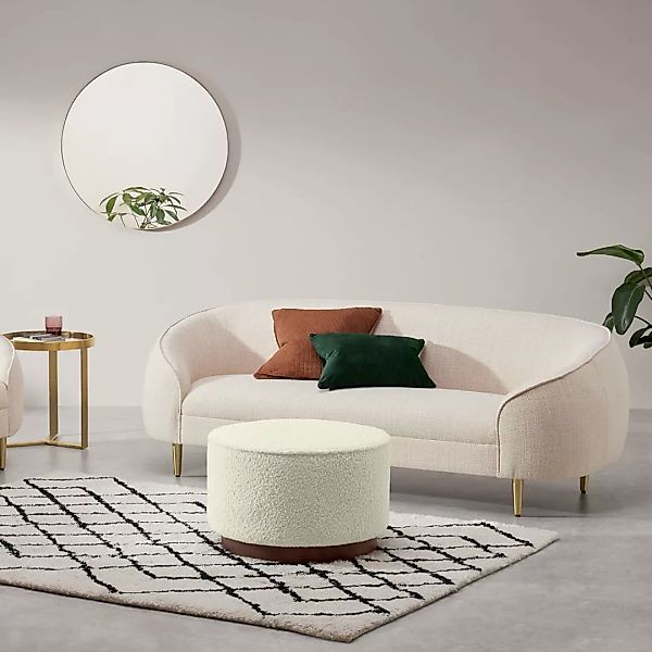 Trudy 3-Sitzer Sofa, Haferbeige - MADE.com günstig online kaufen