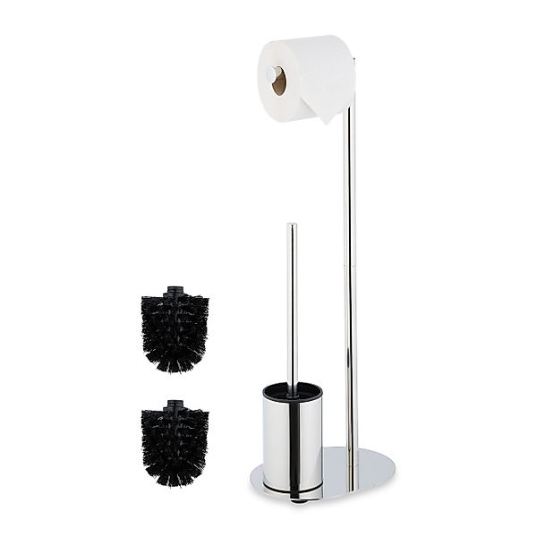 relaxdays WC-Garnitur aus Metall, Badezimmer, Gäste-WC, günstig online kaufen