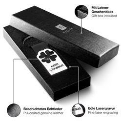 FABACH Schlüsselanhänger Leder mit Kleeblatt und günstig online kaufen