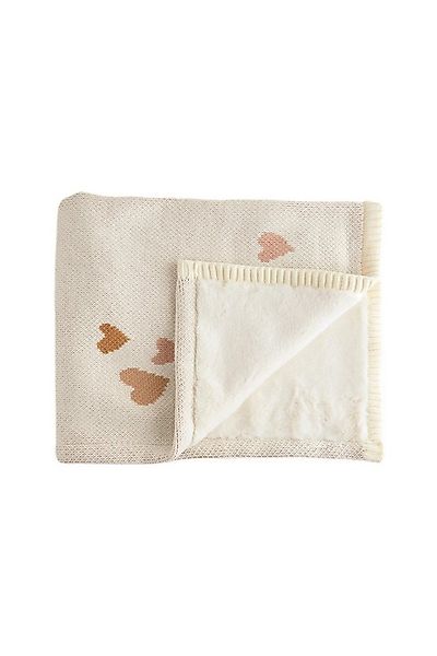 Babydecke Baby-Strickdecke mit Fleecerückseite, Next günstig online kaufen