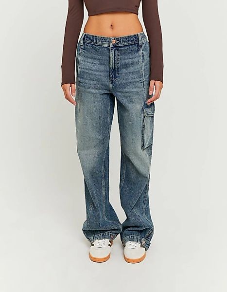 Tally Weijl Cargojeans "SPADEGINNA" Baumwolle, baggy günstig online kaufen