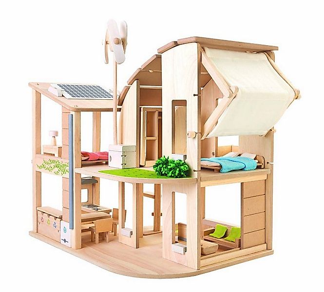 Plantoys Puppenhaus Puppenhaus Öko möbliert günstig online kaufen