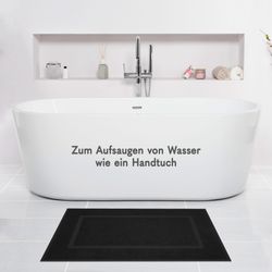 HAMMETEX Badematte "Hotelmatte, Duschvorleger" Höhe 5 mm rutschhemmend besc günstig online kaufen