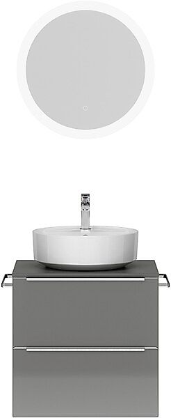 nobilia® Badmöbel-Set »Alvene« vormontiert, mit Soft-Close, 2 Stk. tlg. günstig online kaufen