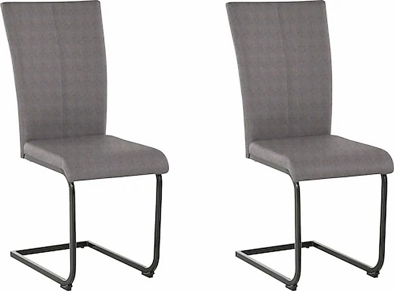 Home affaire Freischwinger »Oliver« (Set) 2 Stk. Struktur weich Stuhl belas günstig online kaufen
