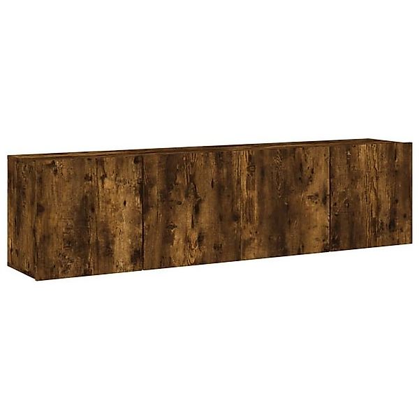 vidaXL TV-Schrank TV-Wandschränke 2 Stk. Räuchereiche 80x30x41 cm günstig online kaufen