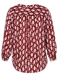 VIA APPIA Langarmbluse Bluse V-Ausschnitt 1/1 günstig online kaufen