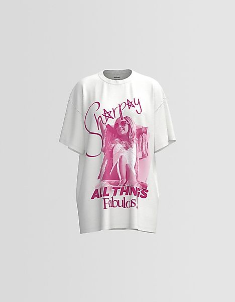 Bershka Oversize-T-Shirt Mit Sharpay High School Musical Print Damen M Grbr günstig online kaufen