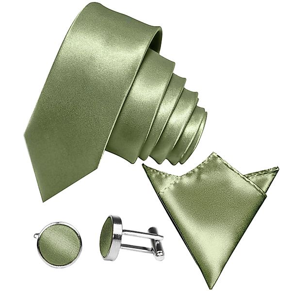 GASSANI Krawatte Satin Hochzeitskrawatte, Herren-Krawatte Hochzeit günstig online kaufen
