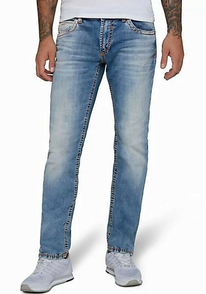 CAMP DAVID Straight-Jeans NI:CO:R611 mit markanten Steppnähten günstig online kaufen