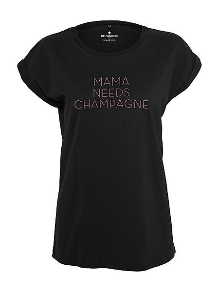 Be Famous Print-Shirt Mama needs Champagne Studs (1-tlg., keine) günstig online kaufen
