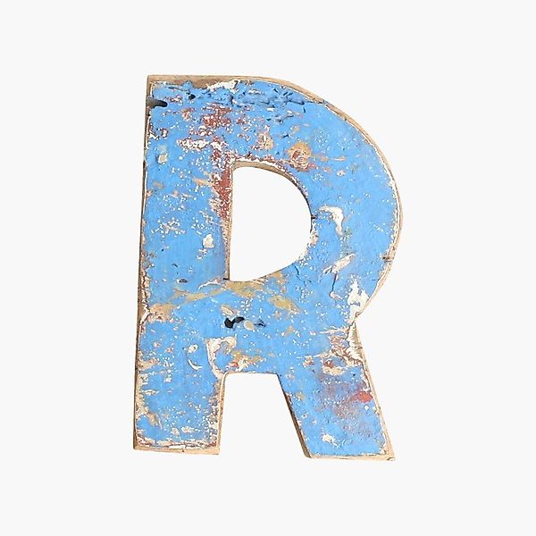 Holzbuchstabe - Vintage R günstig online kaufen