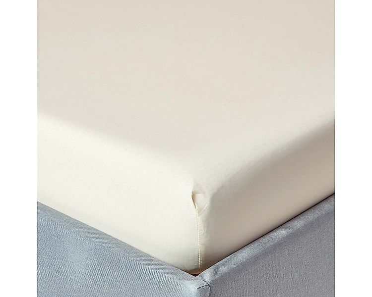 Homescapes Spannbettlaken Spannbettlaken extra hoch creme, Ägyptische Baumw günstig online kaufen