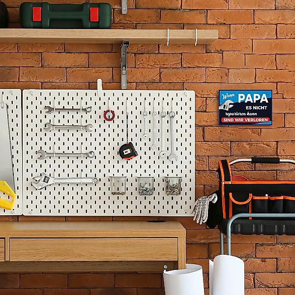 queence Alu-Dibond-Druck "Papa" Sprüche  Sprüche & Texte Papa, witzige Sprü günstig online kaufen