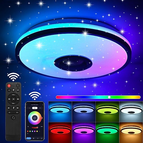 BlingBin LED Deckenleuchte 36W Dimmbar Deckenlampe günstig online kaufen