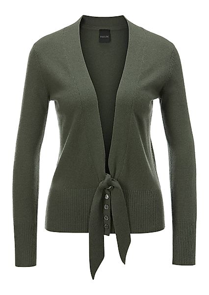 MADELEINE Strickjacke Kaschmir-Strickjacke mit tiefem V-Ausschnitt günstig online kaufen