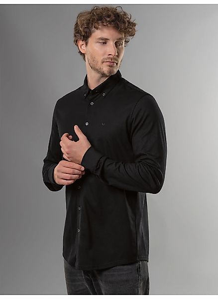 Trigema Poloshirt "TRIGEMA Business-Hemd aus DELUXE-Single-Jersey" 1 Stk. günstig online kaufen