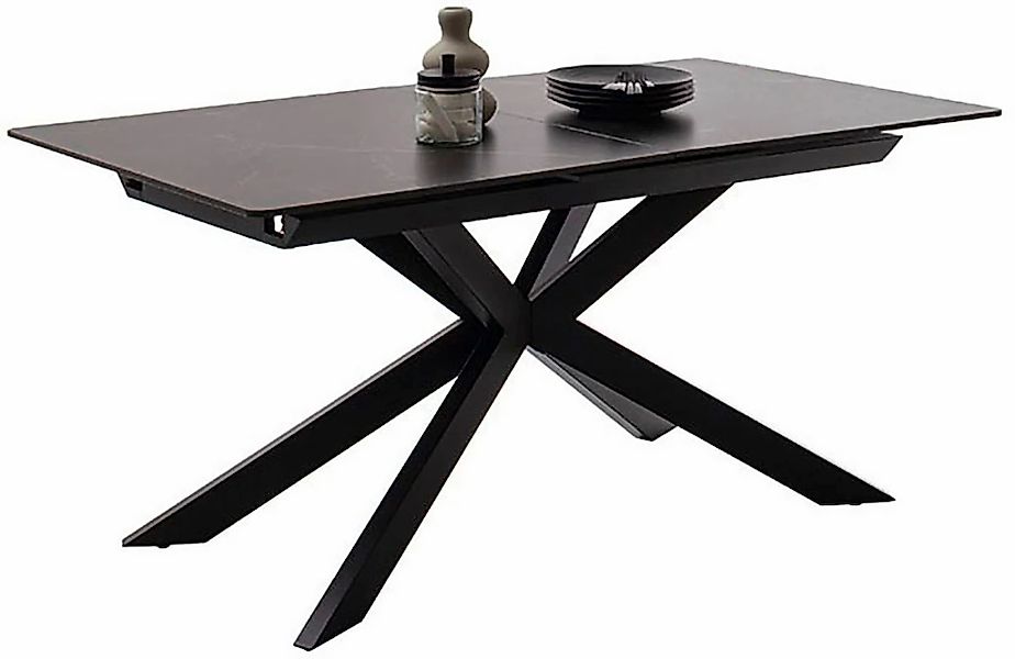 MCA furniture Esstisch »BONANZA Auszugstisch 160-200 cm marmoriert«, (Einze günstig online kaufen