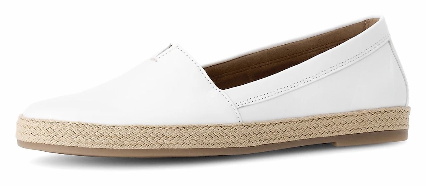 Gabor Slipper, Schlupfschuh, Bequemschuh, Flats mit jutebezogenem Plateau günstig online kaufen
