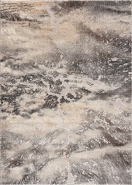 my home Teppich "Marmor" rechteckig 12 mm Höhe Teppich in moderner Marmor O günstig online kaufen