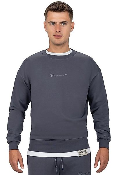 Reichstadt Sweatshirt Herren Regular Fit Pullover Logo-Stitching 23RS037 An günstig online kaufen