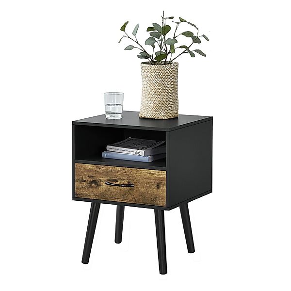 en.casa Beistelltisch, »Gävle« mit Schublade 42x40x57 günstig online kaufen