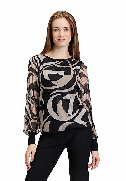 Betty Barclay Kurzarmshirt "Betty Barclay Damen Langarm-Shirt mit Plissee", günstig online kaufen