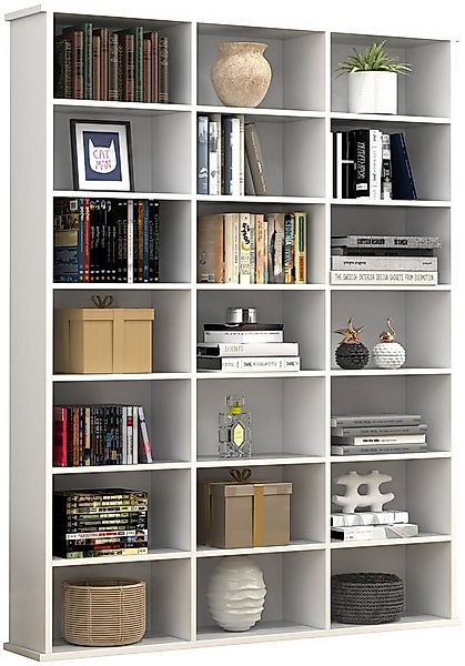 VCM Standregal Holz CD DVD Standregal Bücherregal Regal Megosa M günstig online kaufen