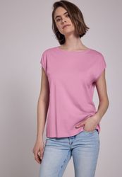 STREET ONE STUDIO T-Shirt mit U-Boot-Ausschnitt günstig online kaufen