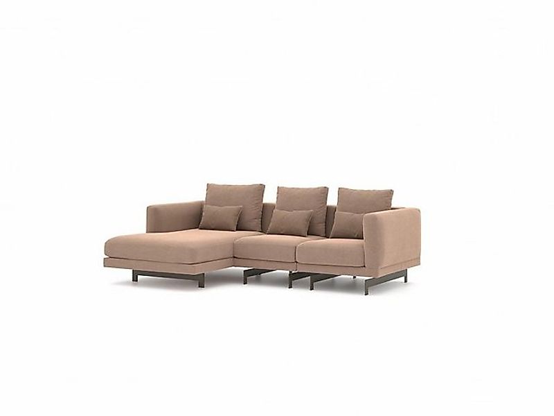 Xlmoebel Ecksofa Wohnzimmer-Sofa-Couch in Beige mit Designer-Eckgarnitur Po günstig online kaufen