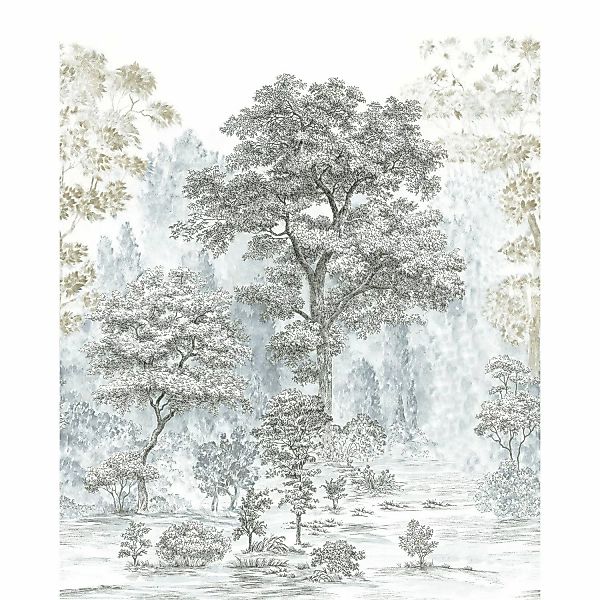 Komar Vliestapete »Digitaldruck Vlies - Rising Roots - Größe 200 x 250 cm«, günstig online kaufen