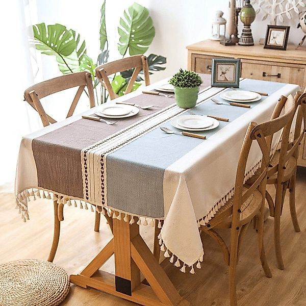 BYSURE Tischdecke (1-tlg), Tischdecke aus Baumwolle günstig online kaufen