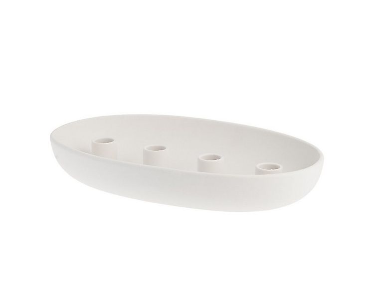 Storefactory Scandinavia Kerzenständer Kerzenhalter GRÖNDAL Keramik weiß günstig online kaufen