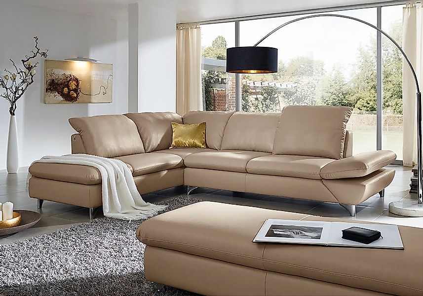 W.SCHILLIG Ecksofa "taoo, elegant und zeitlos, bequem, L-Form", mit Sitzief günstig online kaufen
