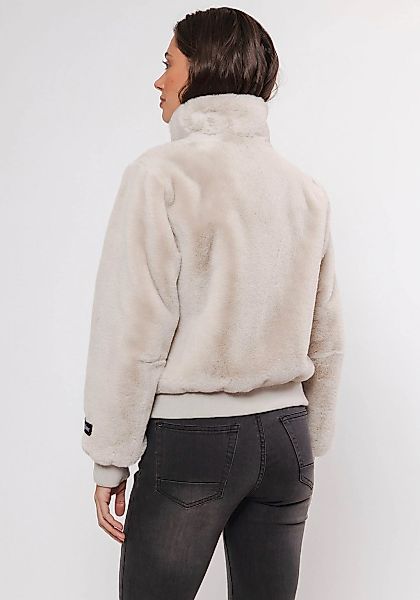 Rino & Pelle Fellimitatjacke, mit Riemen-Detail günstig online kaufen