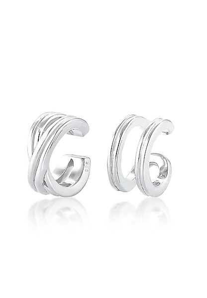 Elli Paar Ohrhaken Earcuff ohne Stein günstig online kaufen