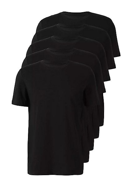 s.Oliver T-Shirt Rundhals-Ausschnitt, kurzarm, 5er Pack (Set, 5-tlg., 5er P günstig online kaufen