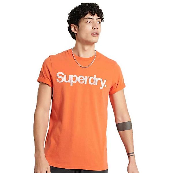 Superdry Cl Brights Kurzarm T-shirt L Solar Orange günstig online kaufen