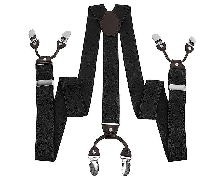 MidGard Hosenträger Y-Form mit 6 extra starken Clips, 3,5cm Breit, Einstell günstig online kaufen